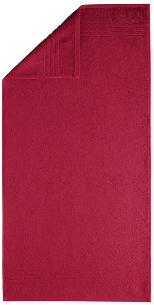 Madison Waschhandschuh 16x21cm rot 500g/m² 100% Baumwolle Bild 1