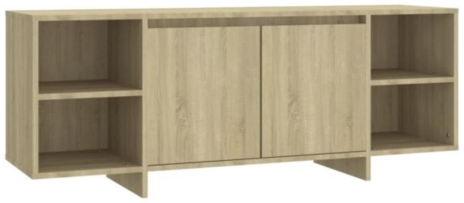 vidaXL TV-Schrank Sonoma-Eiche 130x35x50 cm Holzwerkstoff 809587 Bild 1