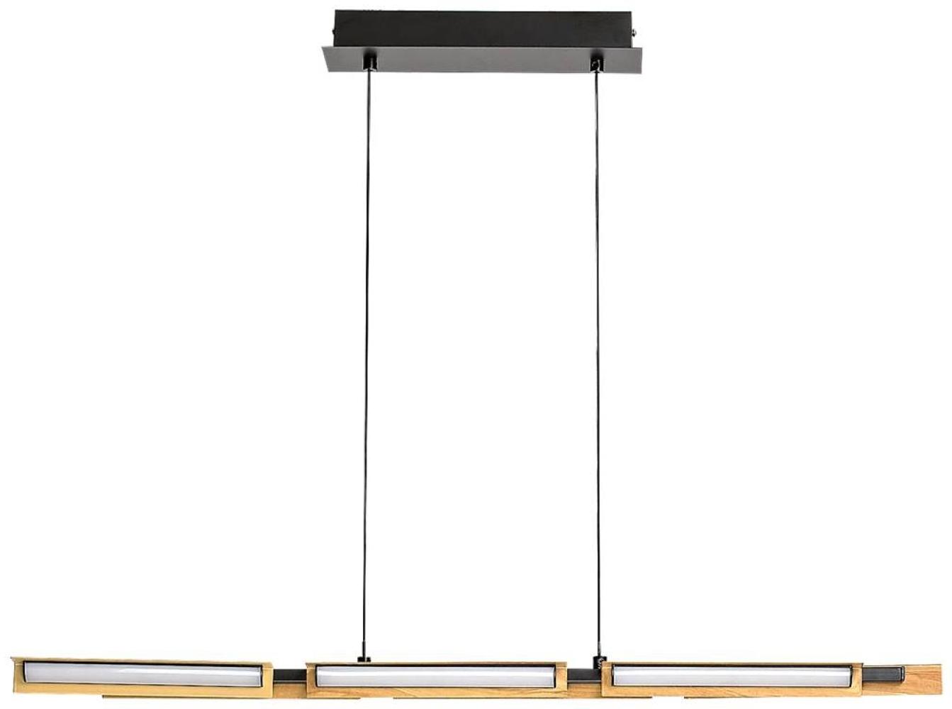 Rabalux 72045 LED Hängeleuchte REMIEL 30W Metall mattschwarz, Kunststoff weiß 3000K B:79cm H:120cm Bild 1