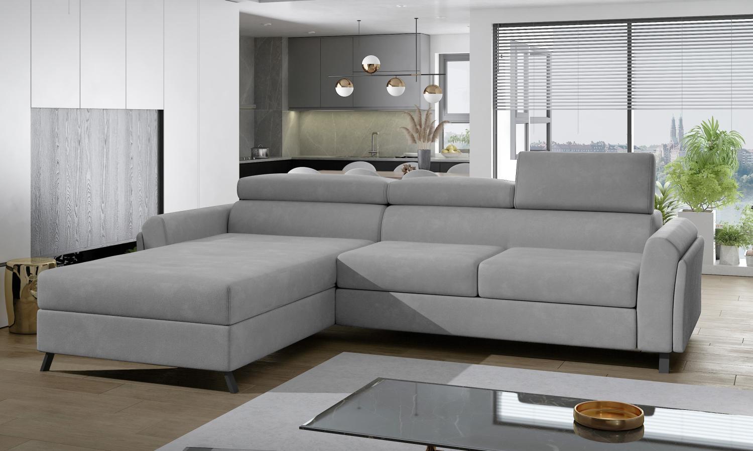 Wohnideebilder Mariall Grau Ecksofas & Eckcouches Mari_03 Bild 1