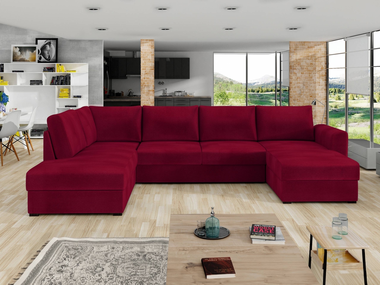 Ecksofa Wilma (Farbe: Kronos 02, Seite: Links) Bild 1