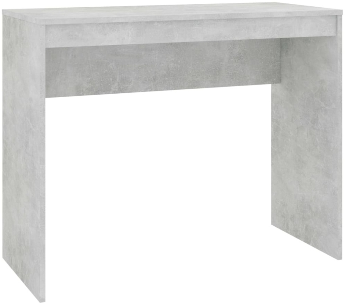 Schreibtisch, Spanplatte Betongrau, 90 × 40 × 72 cm Bild 1