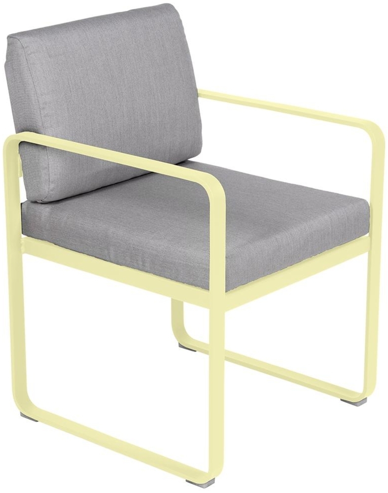 Bellevie Sessel Outdoor A6 Zitronensorbet 79 Flanellgrau Bild 1