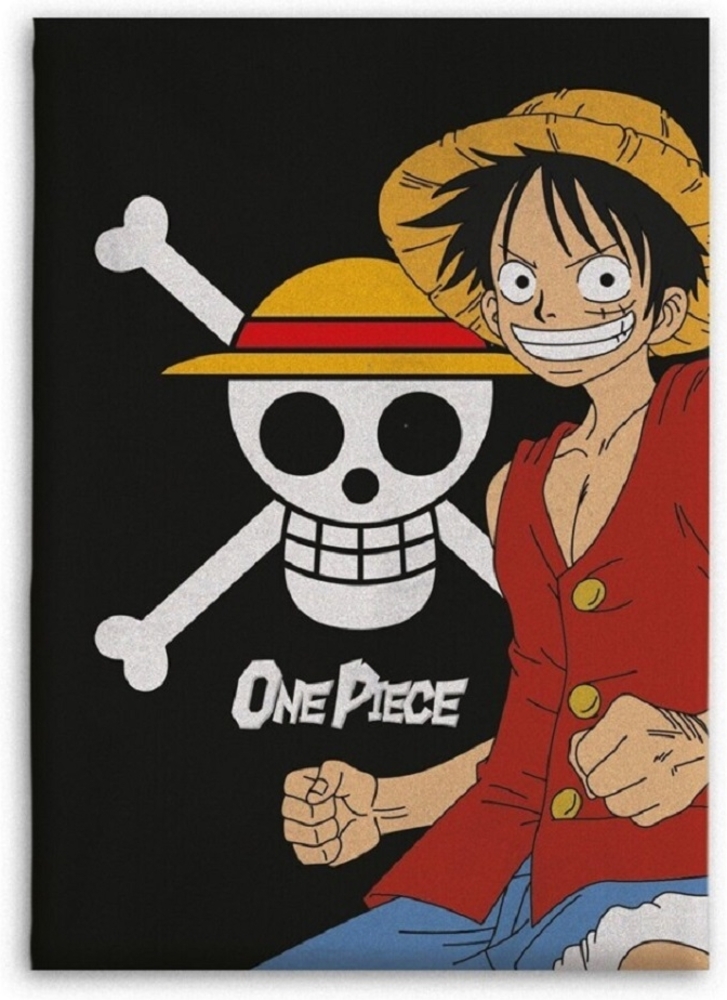 One Piece Sherpa Decke – Superweiche Kuscheldecke 110x150 cm für Anime-Fans Bild 1