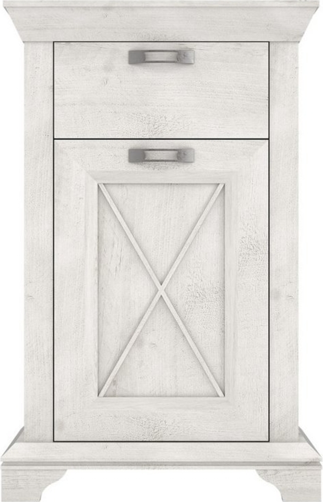 Kommode >Kashmir < in weiss,beige - 73,3x114,6x46,2cm (BxHxT) Bild 1