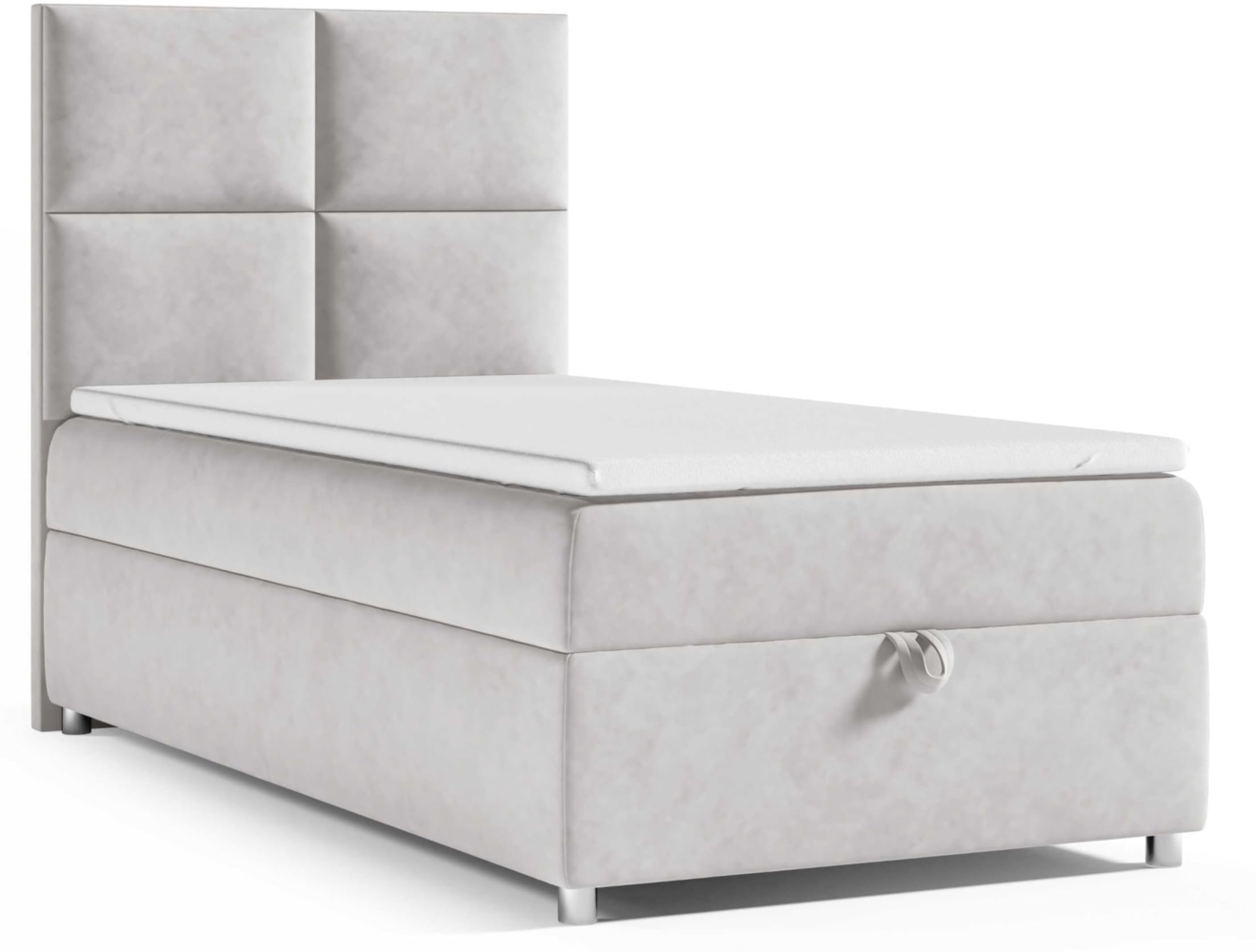 Best for Home Boxspringbett mit Bettkasten Trinity K-2 SINGLE Bonellfederkern inkl. 7 cm Topper (70x200 80x200 90x200 100x200 cm), verschiedene Liefermöglichkeiten, TOP Preis-Leistungs-Verhältnis Bild 1