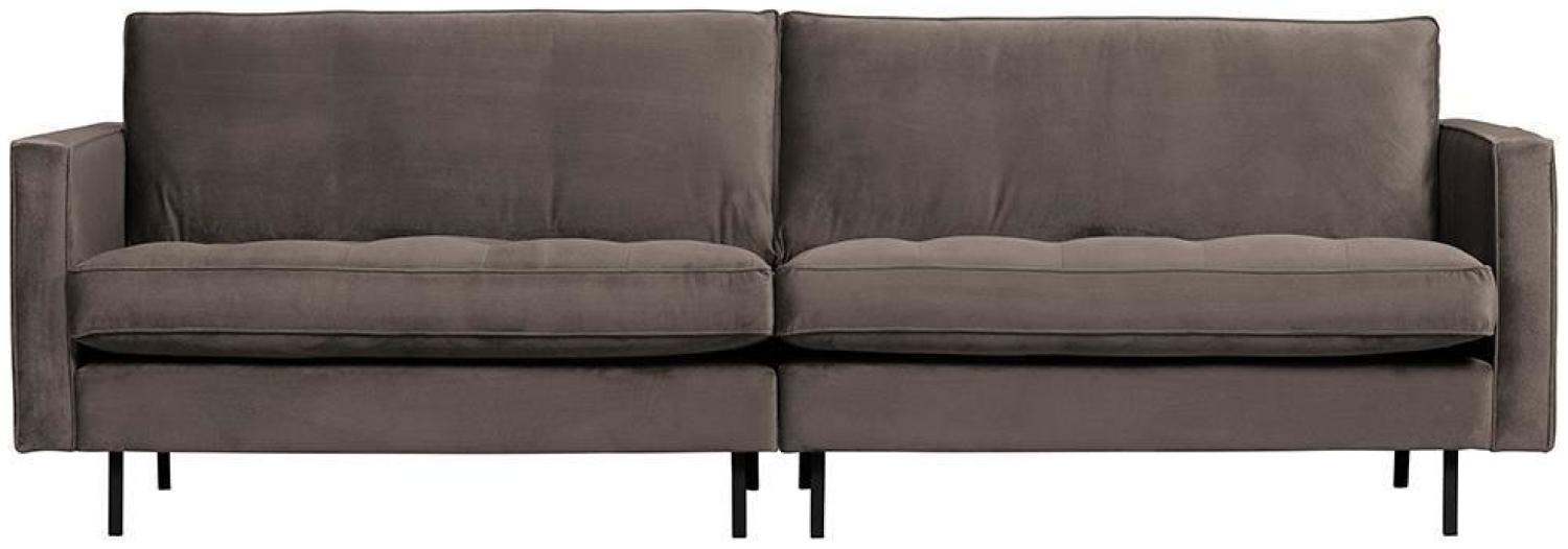 Sofa Rodeo Classic 3 Sitzer Samt, Taupe Bild 1