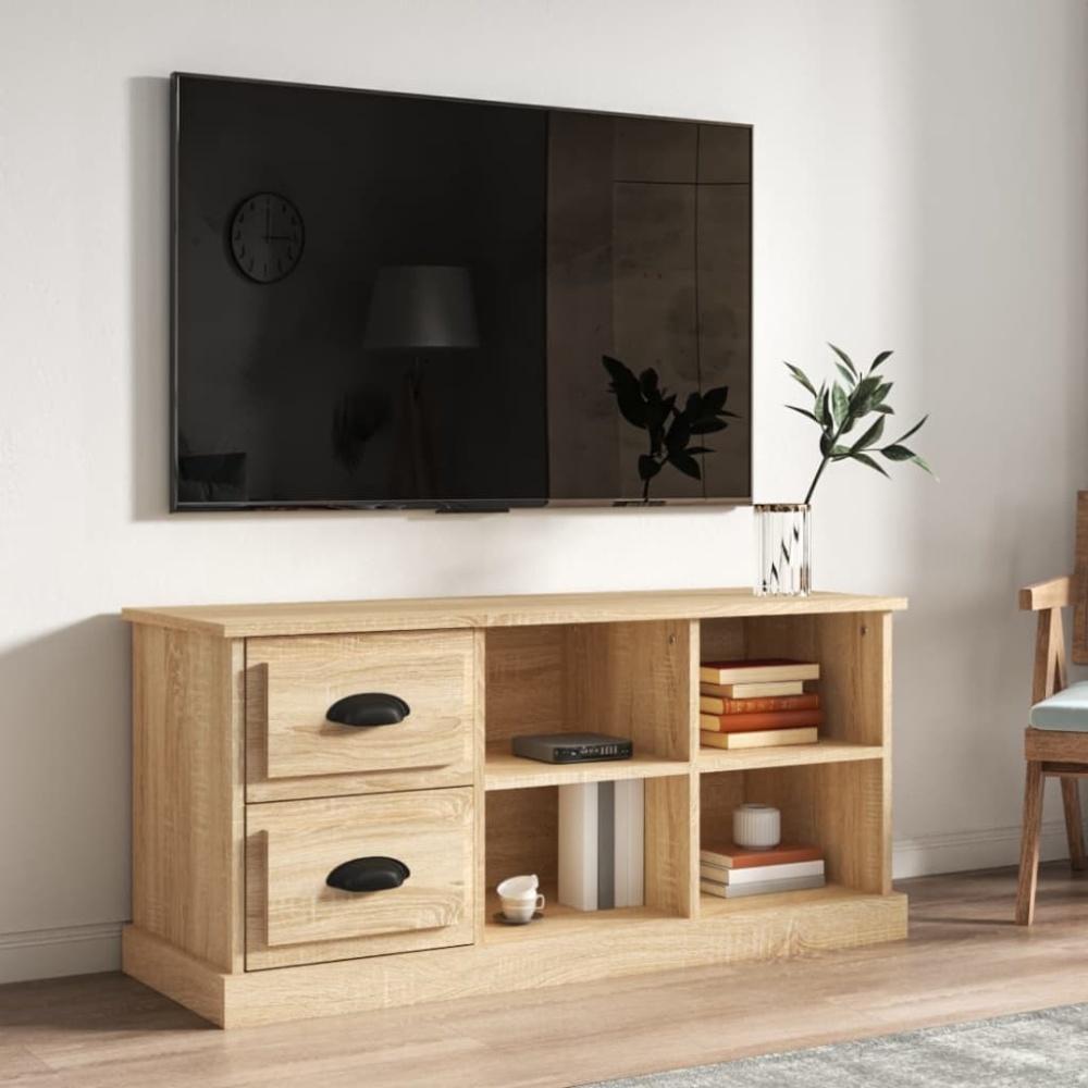 vidaXL TV-Schrank Sonoma-Eiche 102x35,5x47,5 cm Holzwerkstoff 816179 Bild 1