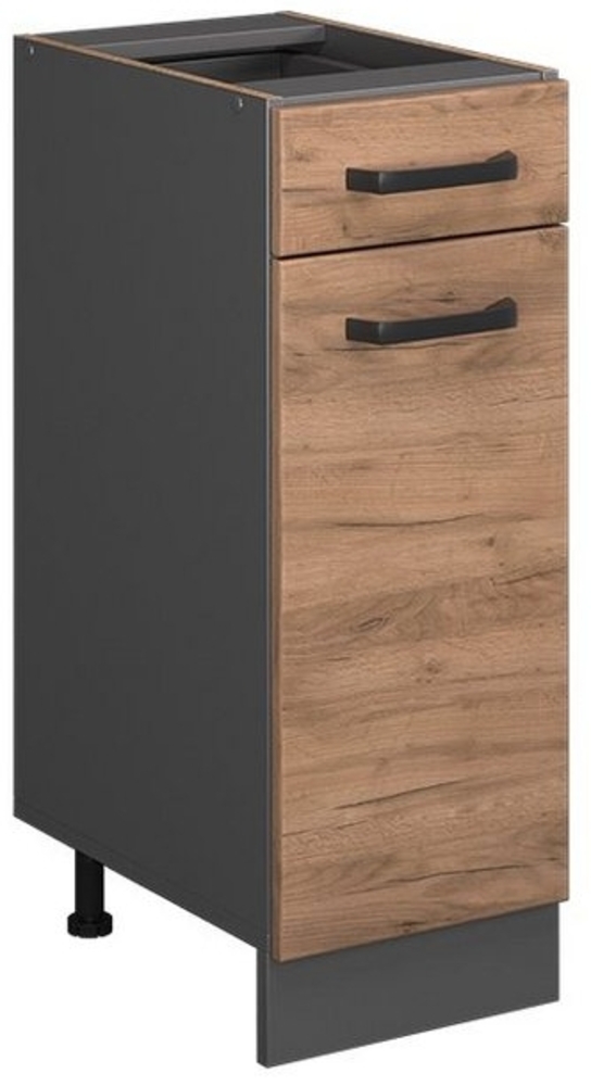 Vicco Küchenunterschrank Goldkraft Eiche 30 cm ohne Arbeitsplatte, R-Line Bild 1