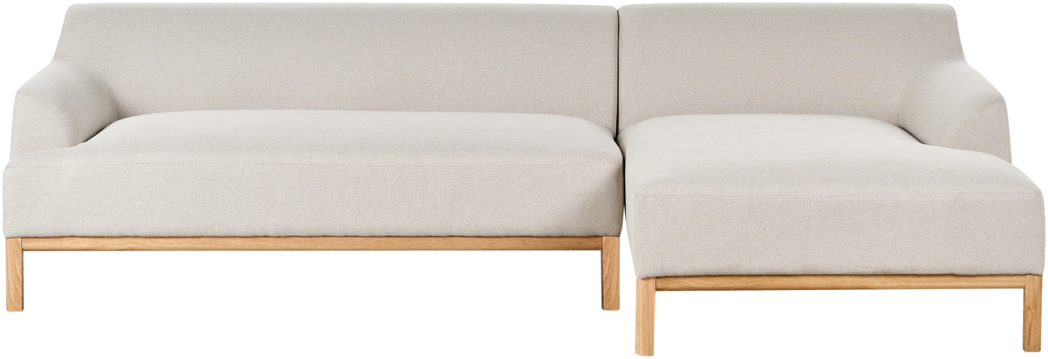 Linksseitiges Ecksofa SOSJO Helles Beige Stoff Linksseitig Bild 1