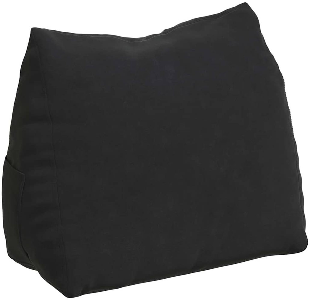 vidaXL Rückenkissen Schwarz 45 x 20 x 35 cm Cordstoff 42015025 Bild 1