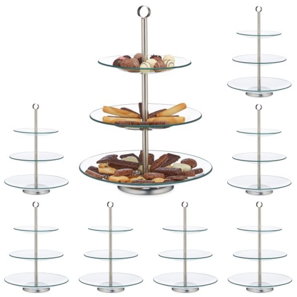 8 x Runde Etagere 3-stufig Bild 1