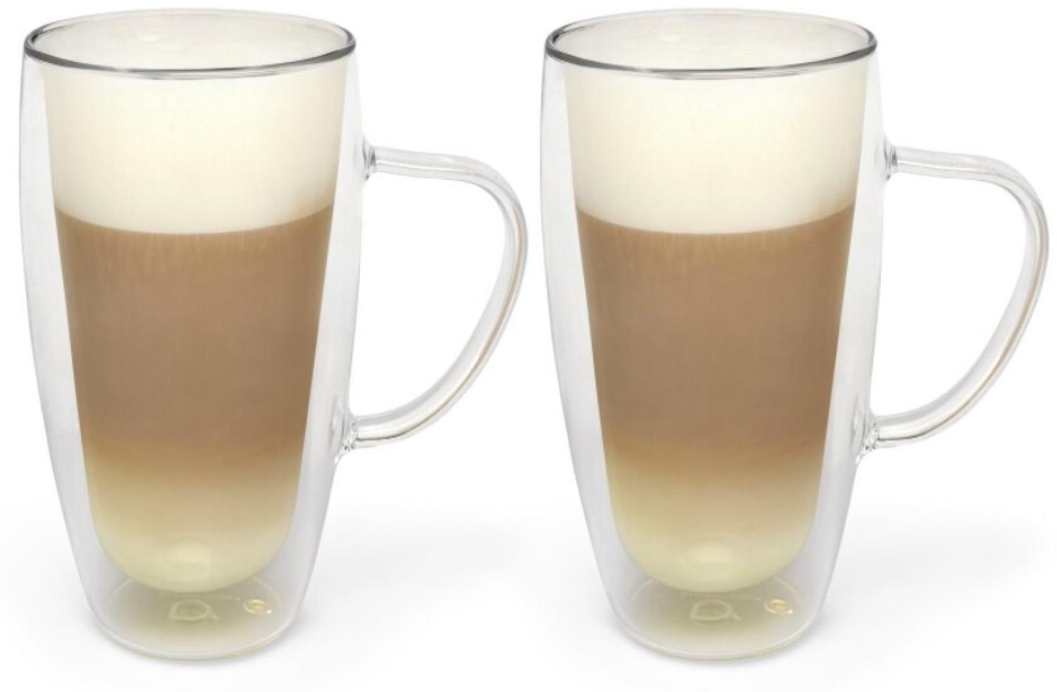 1x2 Bredemeijer Glas 400ml Latte Macchiato doppelwa. 165015 Gläser & Karaffen Bild 1