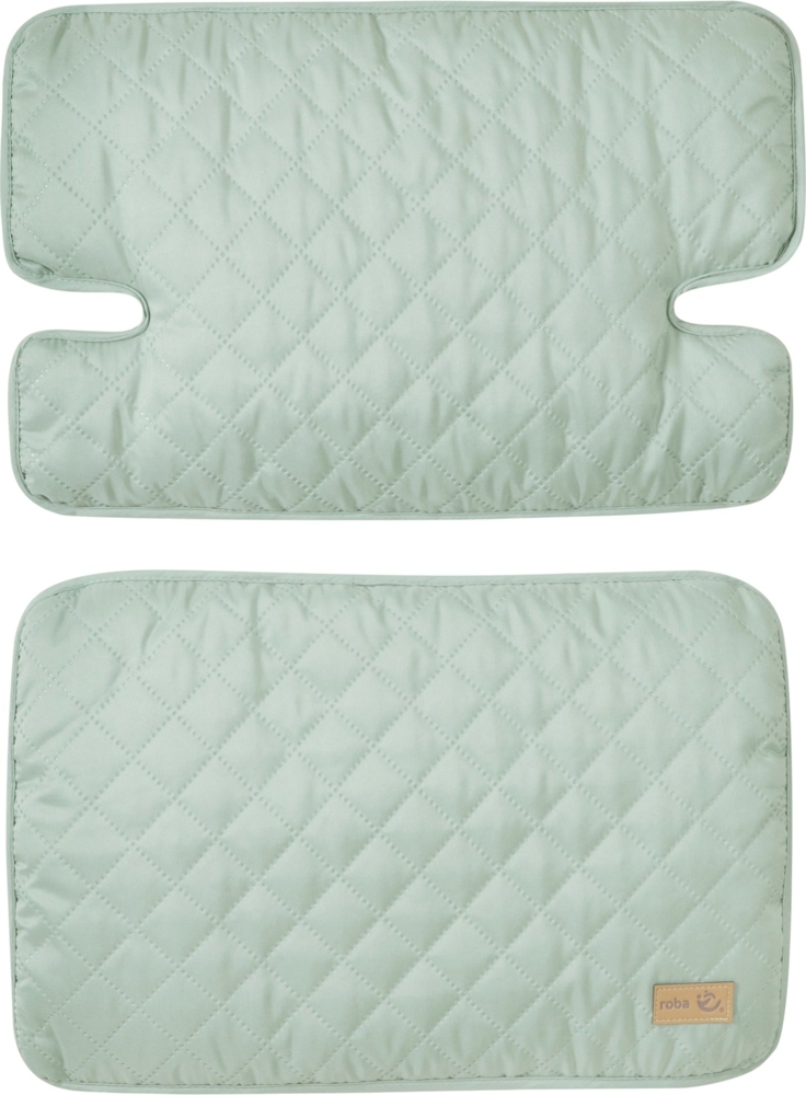 roba Sitzverkleinerer 2-teilig 'roba Style' - Zubehör für Hochstuhl 'Nature Up' - Frosty green Bild 1