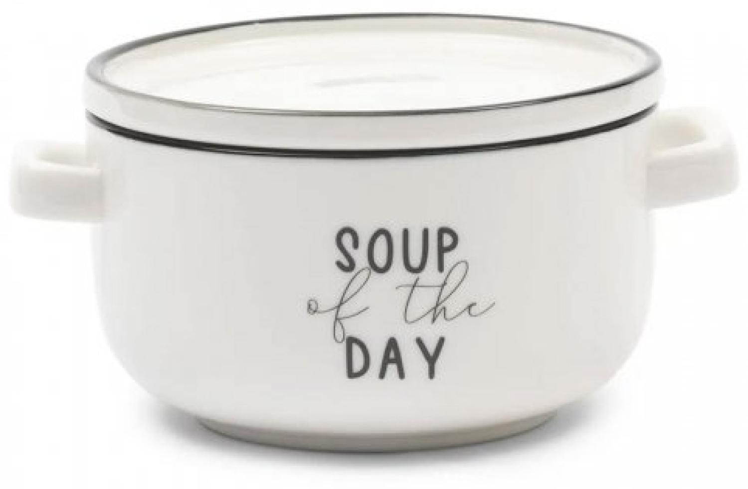 Riviera Maison Suppentasse mit Deckel My Favourit Soup 528580 Bild 1