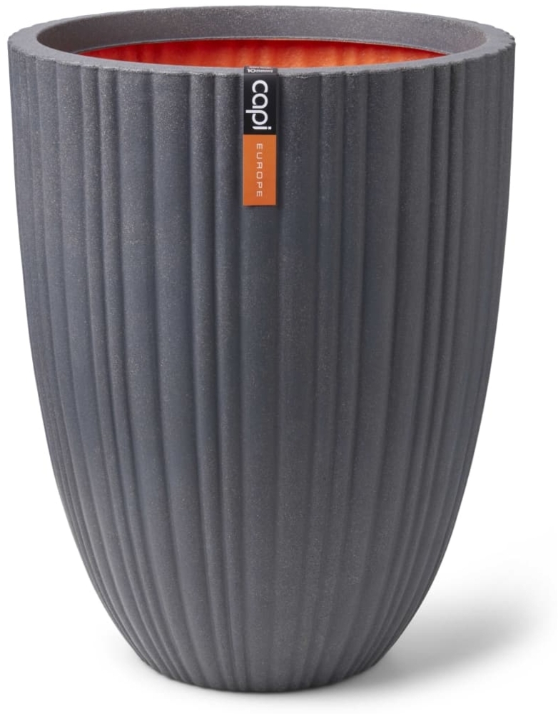 Capi Vase Urban Tube Elegant Niedrig 46x58 cm Dunkelgrau 434880 Bild 1