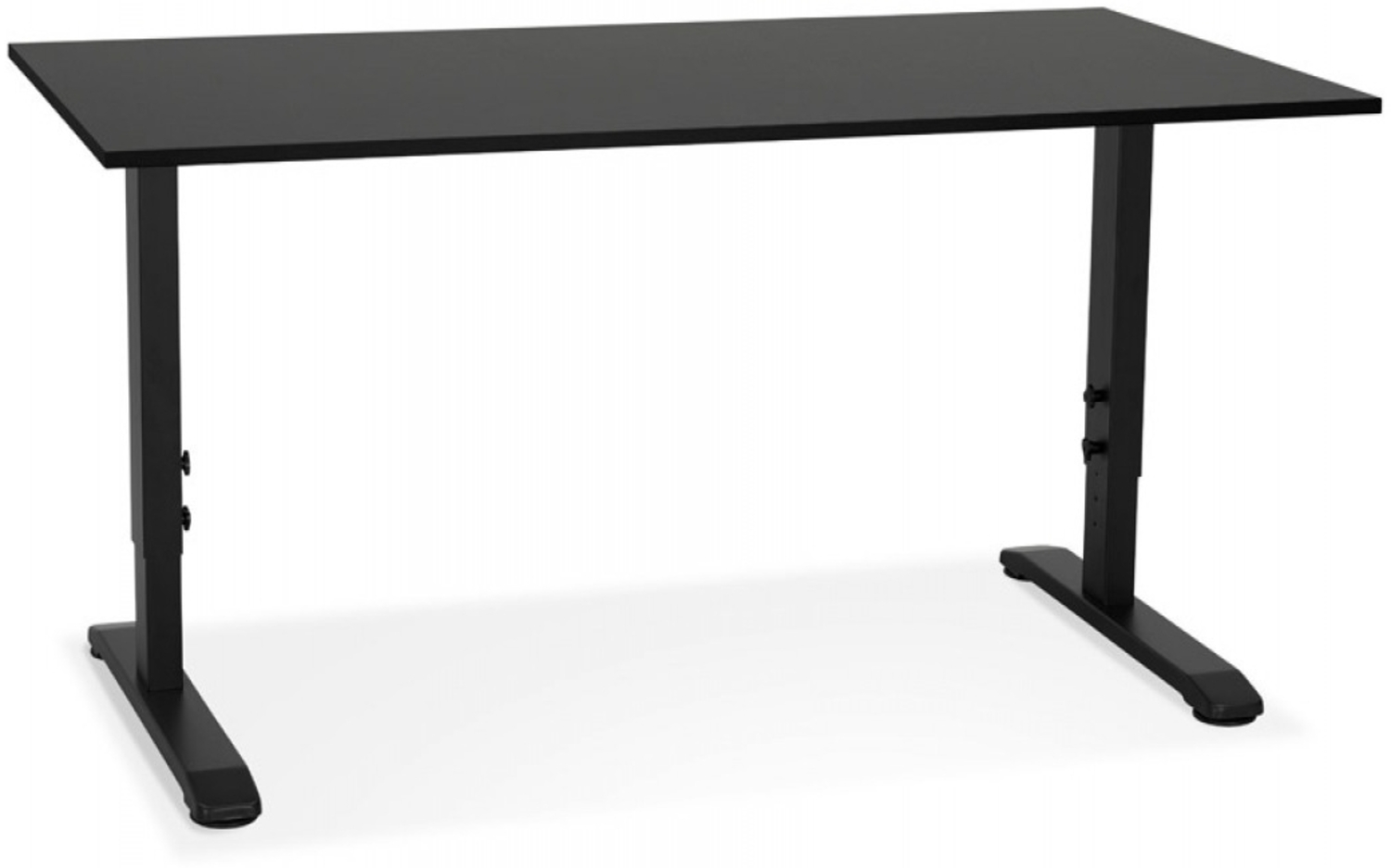 Höhenverstellbarer Schreibtisch OSMOSE | Der schwarze höhenverstellbare Schreibtisch „OSMOSE“ – 160x80 cm – ist die beste Lösung Kadima Design Bild 1