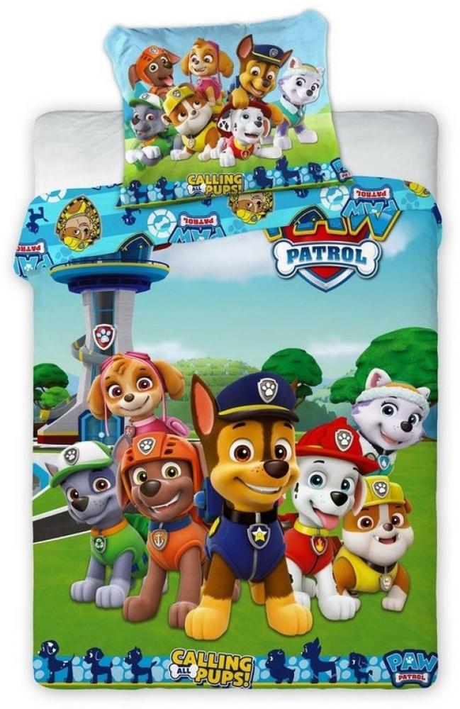 PAW PATROL Babybettwäsche PAW Patrol Babybettwäsche 100x135 cm Bild 1