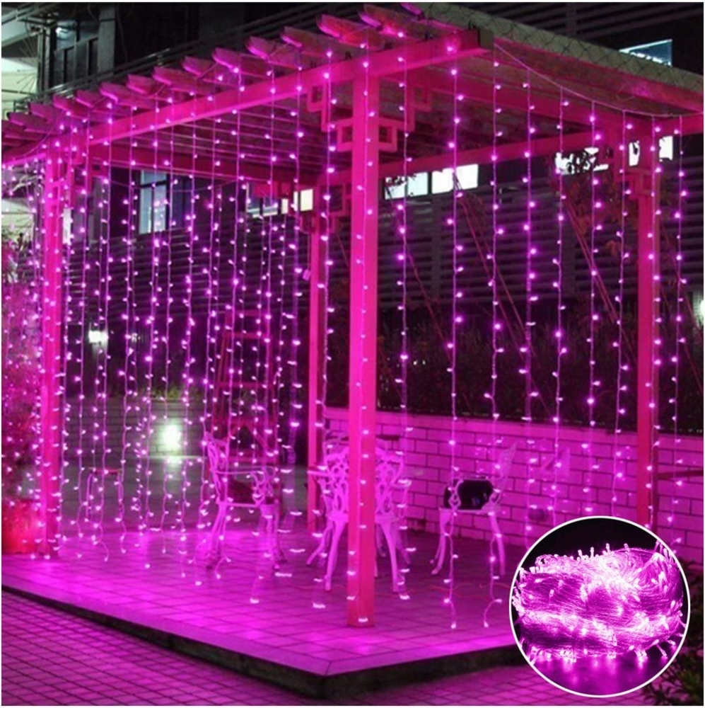 Sunicol Lichterkette 10-100M 8 Modi Lichterkette mit Stecker, für DIY Schlafzimmer Party Garten Hochzeit Deko Bild 1