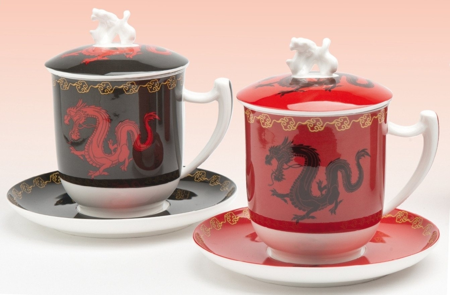 TeaLogic Tasse Kräuterteetasse Bone China mit Filter und Untere ZHU Bild 1