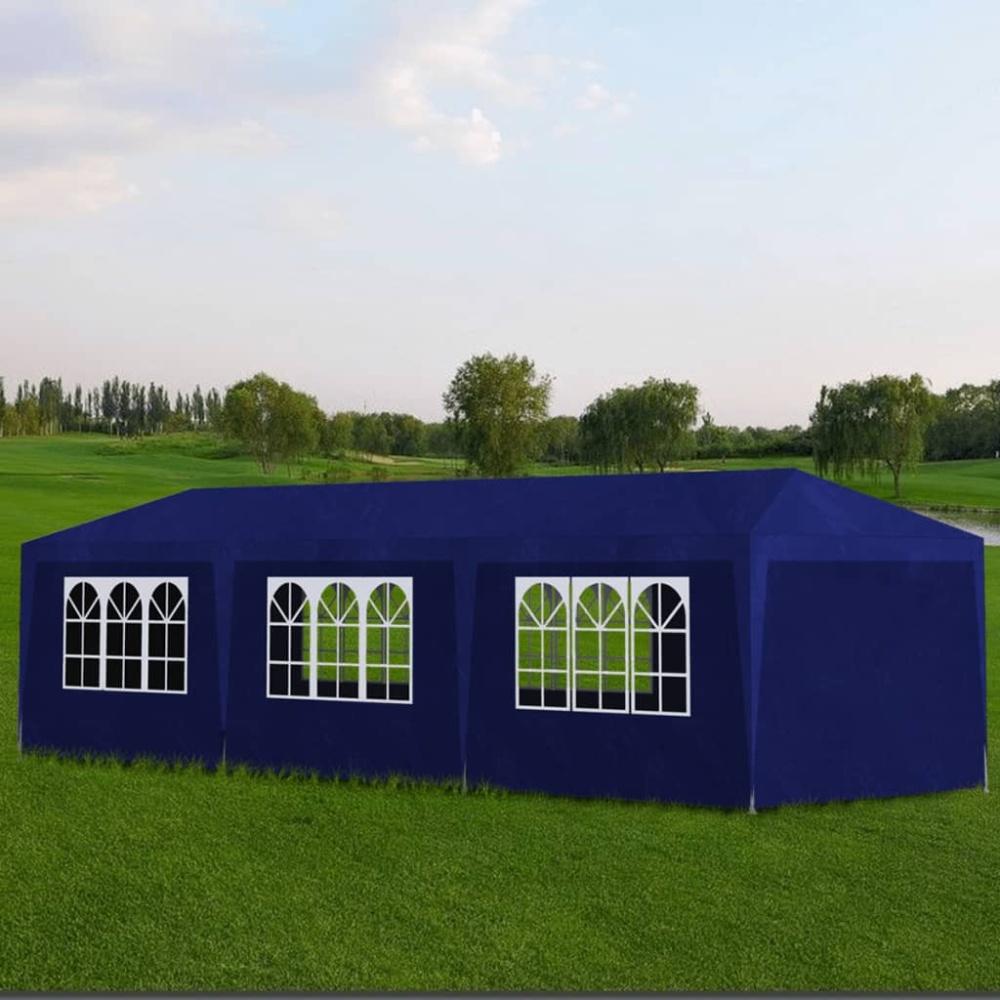 vidaXL Partyzelt 3x9 m Blau 90339 Bild 1