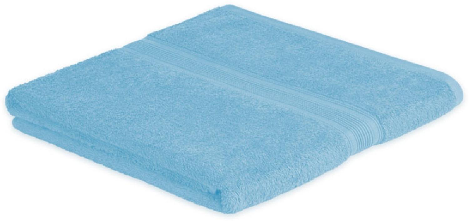 Badetuch Frottier 500 g/m² 100 x 150 cm Hellblau Bild 1