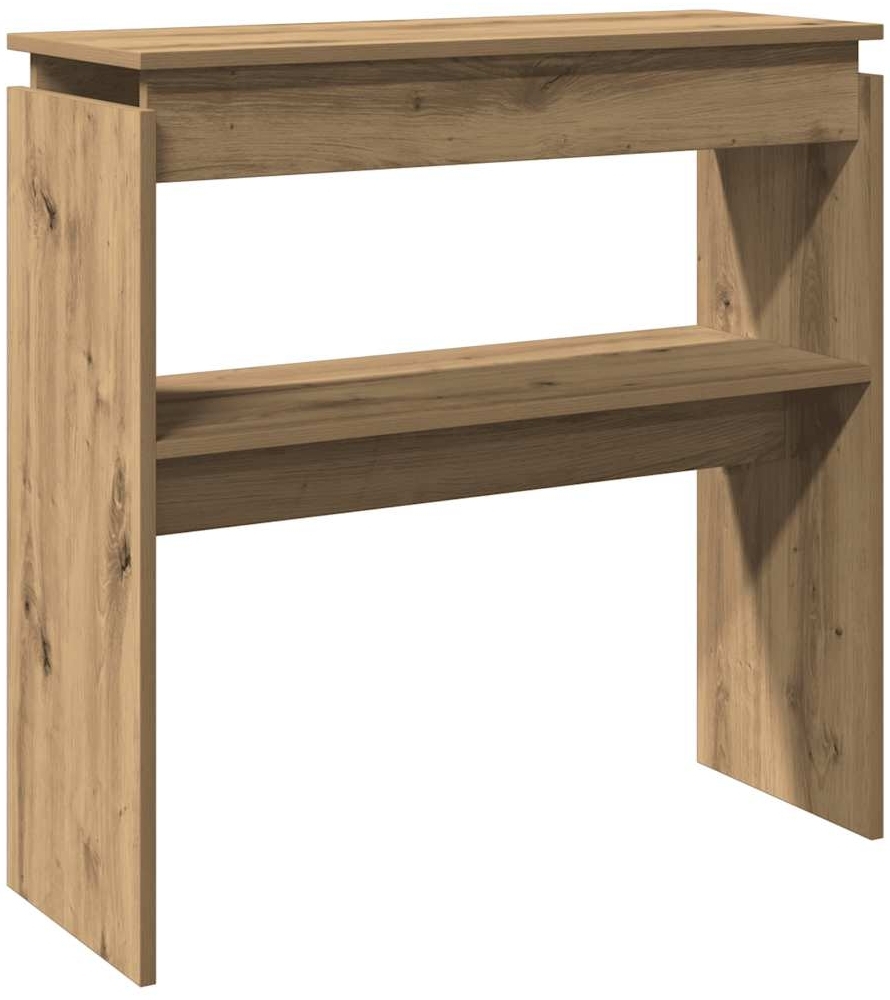 vidaXL Konsolentisch Artisan-Eiche 80x30x80 cm Holzwerkstoff 856625 Bild 1
