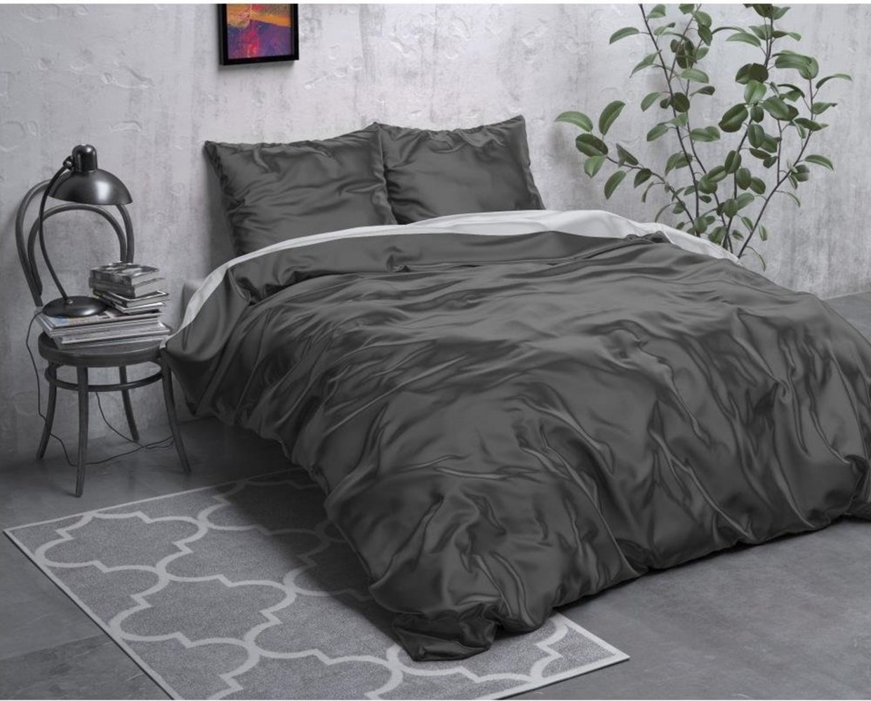 Sitheim-Europe Bettwäsche SLEEPTIME DOUBLE FACE BEAUTY -Bettbezug & Kissenbezüge, Seide, 2 teilig, Weich, geschmeidig und wärmeregulierend Bild 1