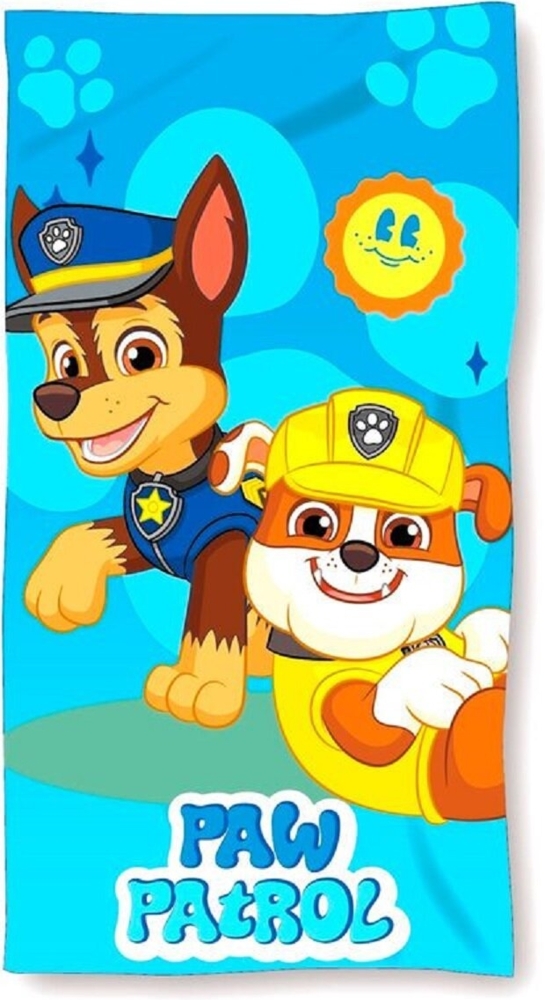 Paw Patrol Poolhandtuch Farbenfrohes Strandtuch für kleine Fans, 70cm x 140cm Bild 1