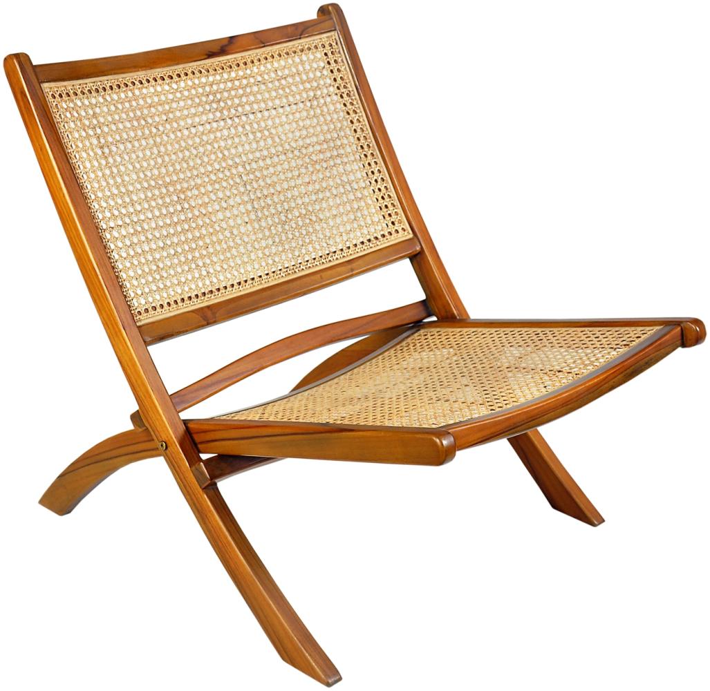 SIT Möbel RATTAN Relaxchair Rattan/Teak natur Bild 1