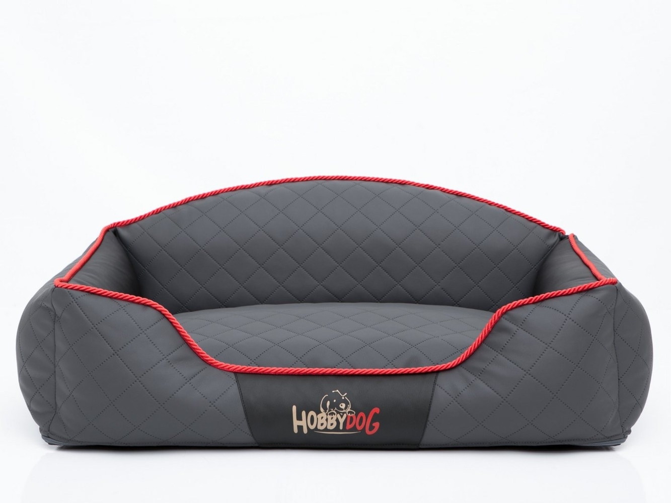 Bjird Tierbett Kunstleder Hundebett Elite, Bezug abnehmbar und waschbar, Hundesofa für kleine und grosse Hunde, Größe: L,XL,XXL Bild 1