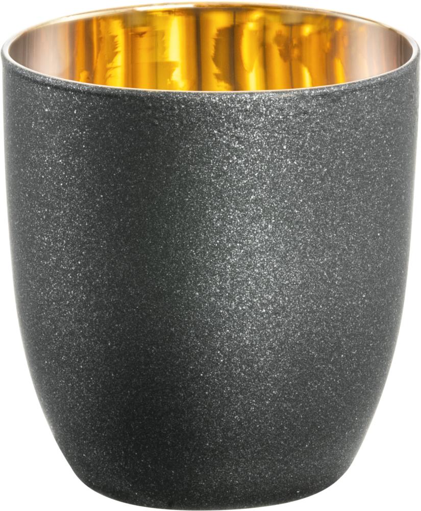 Eisch Espresso-Becher Cosmo Gold, Espressobecher, Espressoglas, Kristallglas, Gold / Schwarz, 100 ml, 70510907 Bild 1