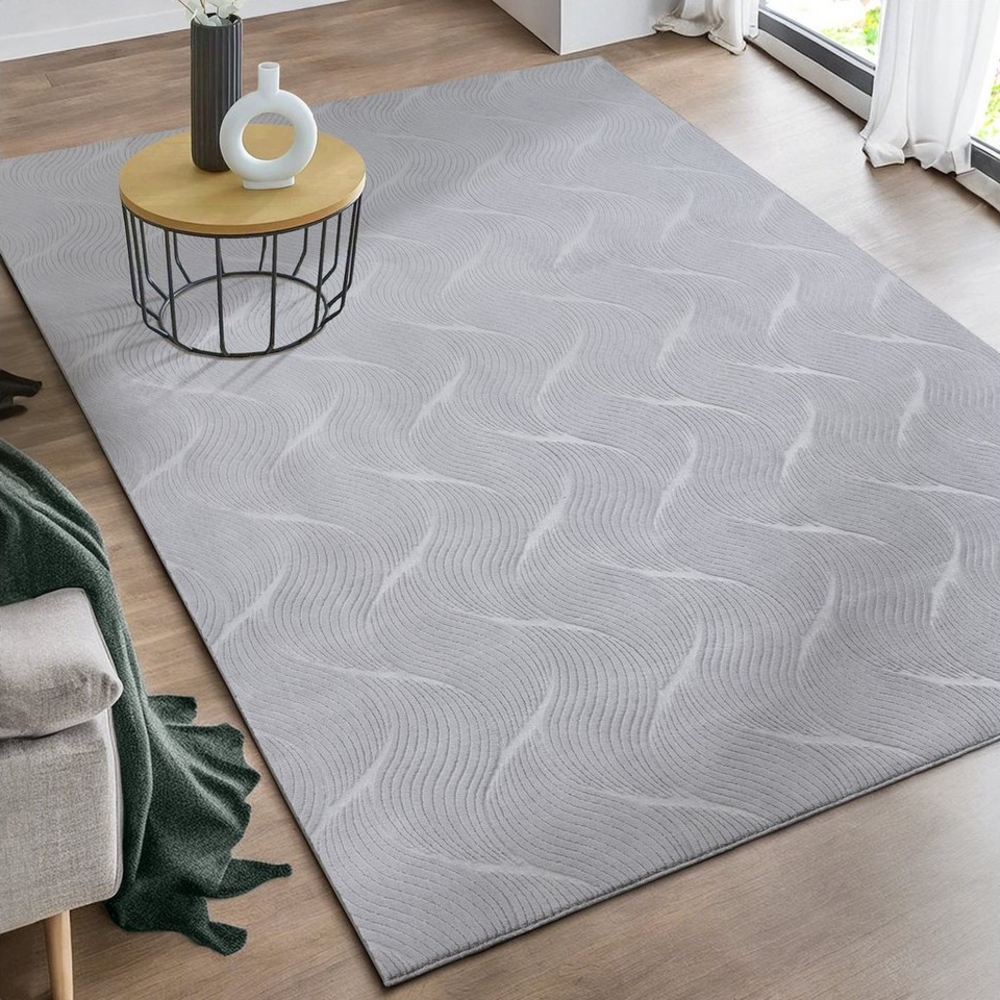 the carpet Teppich Rio, rechteckig, Höhe: 8 mm, weicher Wohnzimmer Teppich rutschfest 3D-Optik Bild 1