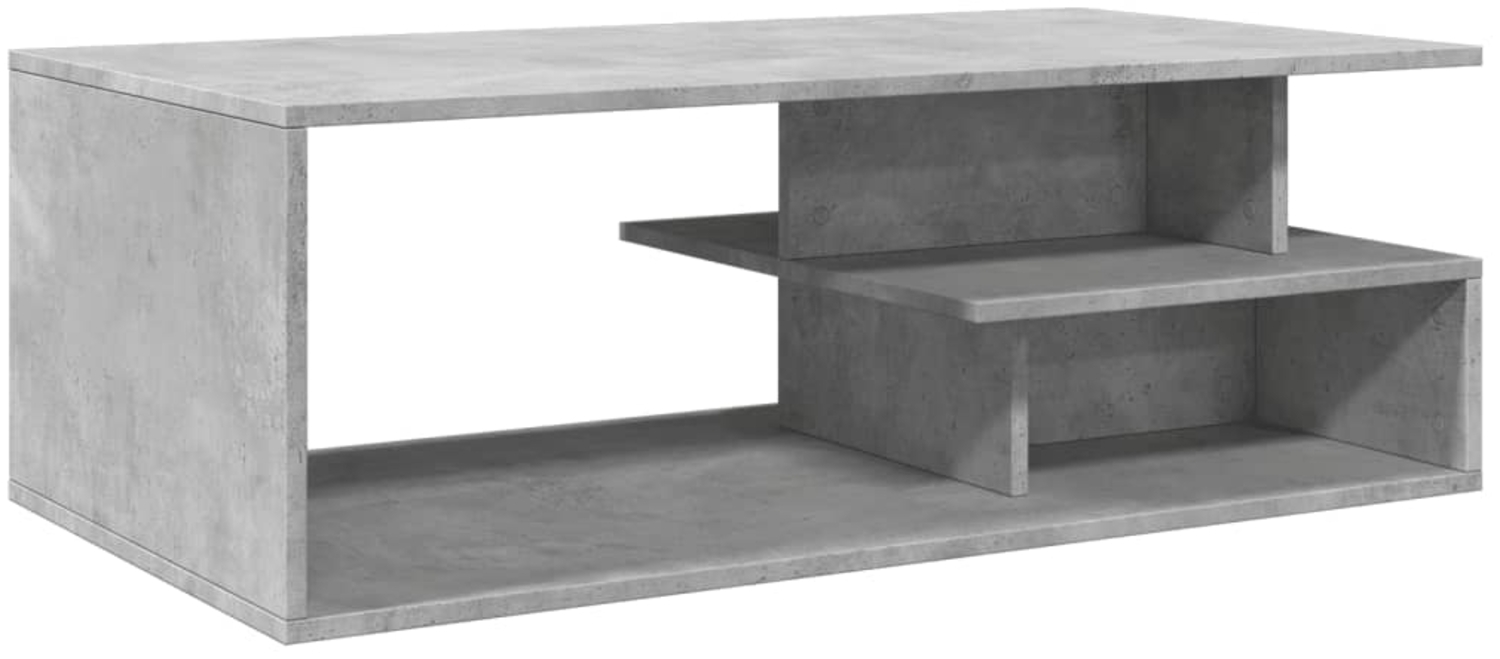 vidaXL Couchtisch Betongrau 102x55x35 cm Holzwerkstoff 848013 Bild 1