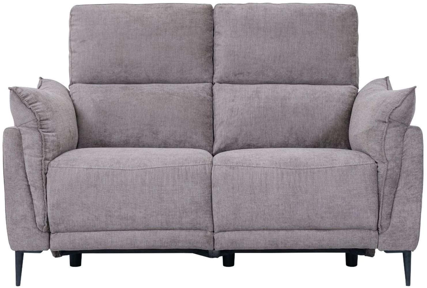 2-Sitzer Elektrisch Relaxsofa Barcelona Braun Bild 1