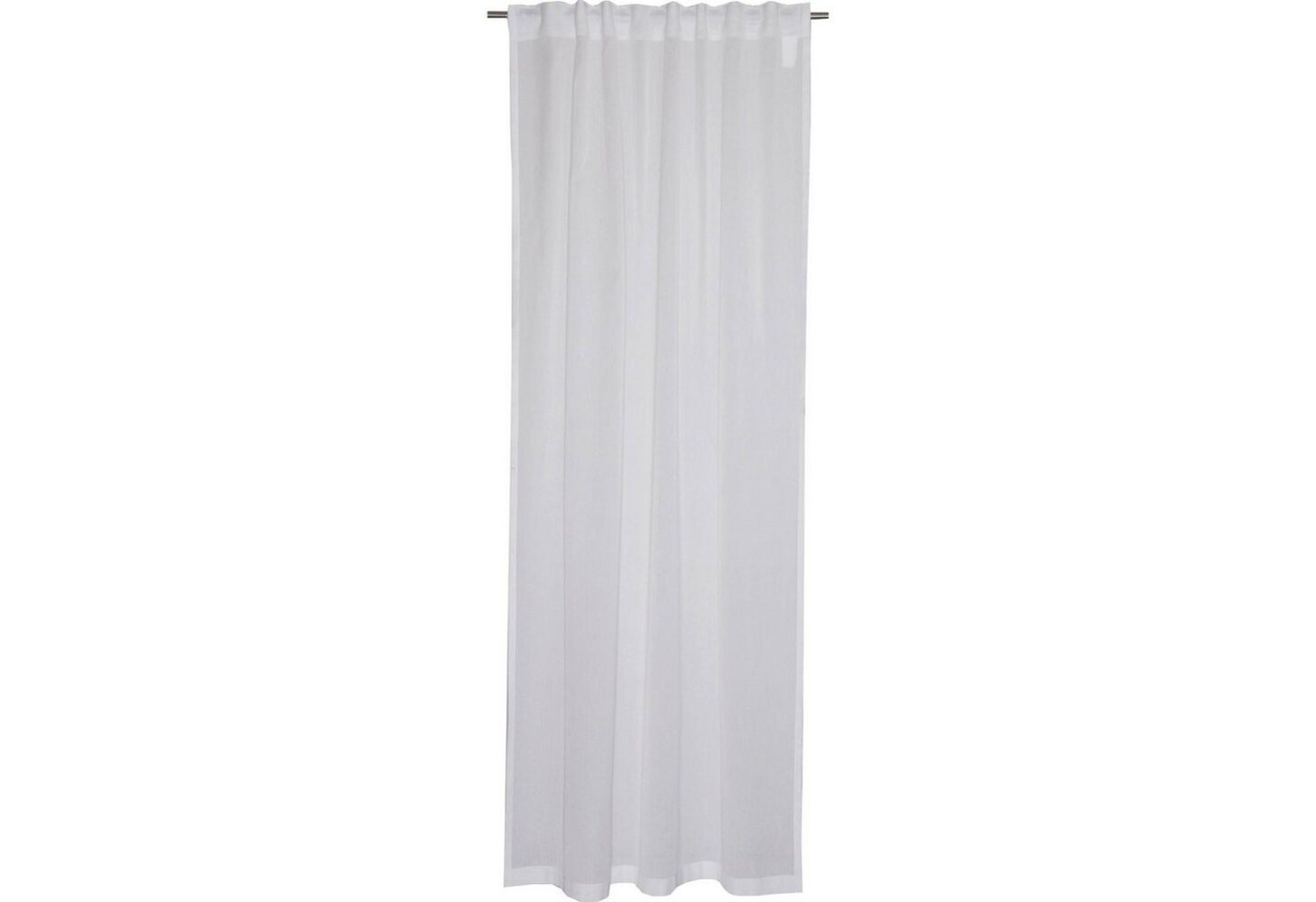 Esprit Vorhang LINEN Halbtransparenter Schlaufenvorhang, Schlaufe (1 St), Mischgewebe, 130 x 250 cm in Weiß Bild 1