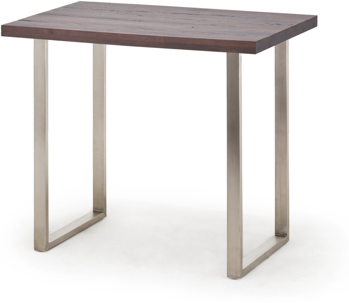 Bartisch Castello - Eiche verwittert / Edelstahl, Breite: 120cm x Tiefe: 80cm x Höhe: 95cm Bild 1