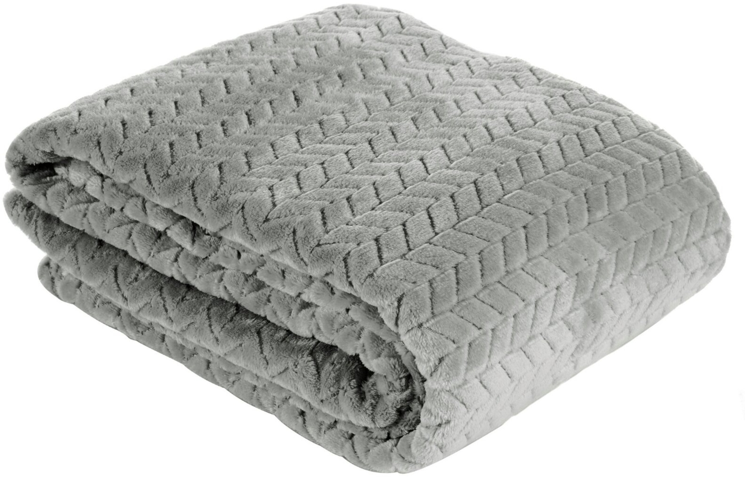Wohndecke Kuscheldecke Decke MICROFASER Sofadecke Tagesdecke CINDY 170X210 cm stahl Bild 1