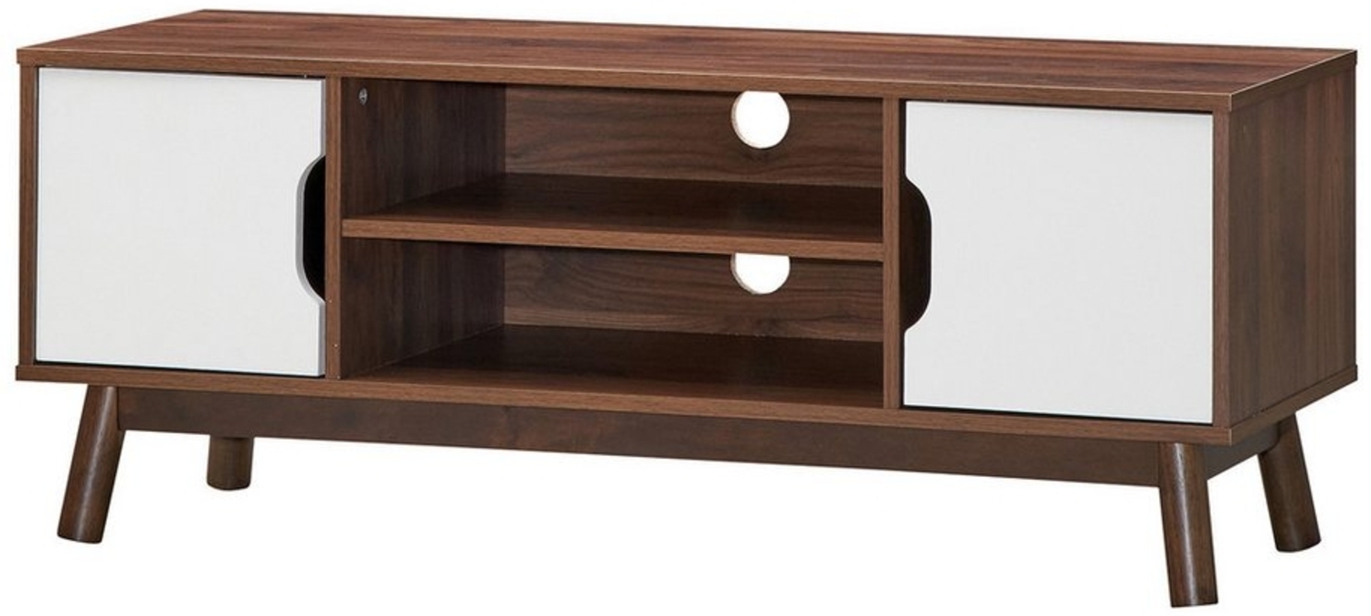 COSTWAY TV-Schrank mit Türen & offenem Regal Bild 1