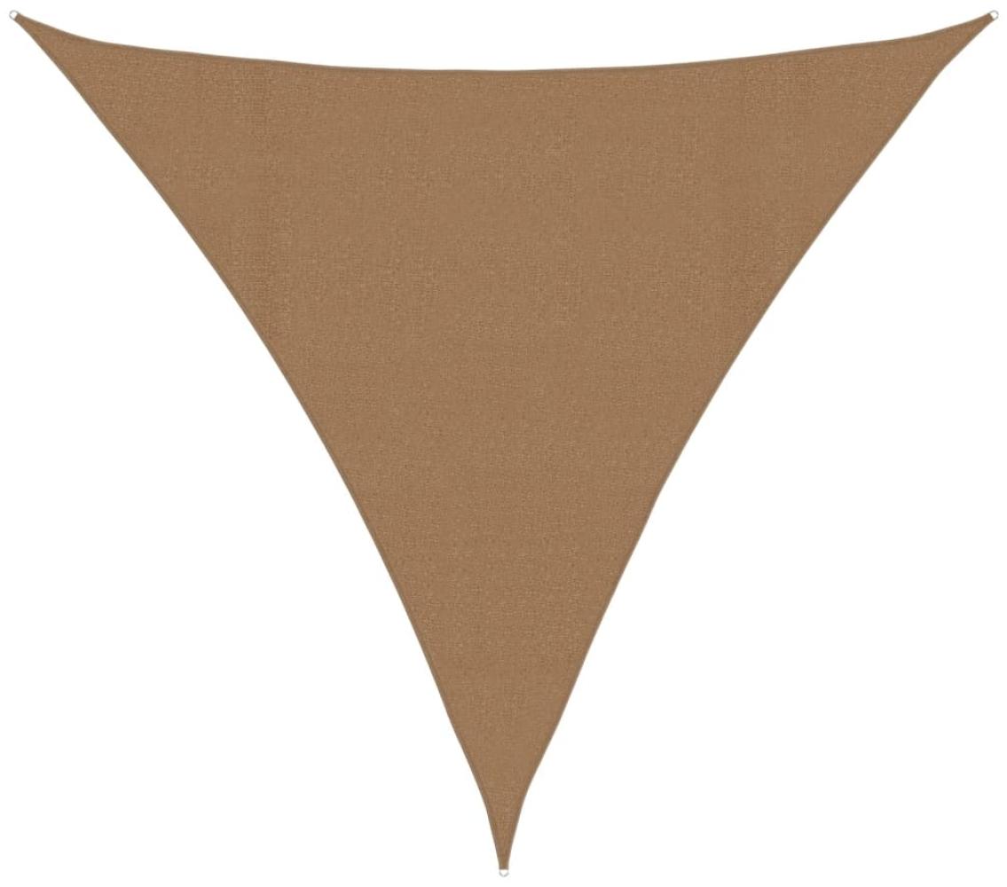 vidaXL Sonnensegel 160 g/m² Taupe 4x4x4 m HDPE 311423 Bild 1