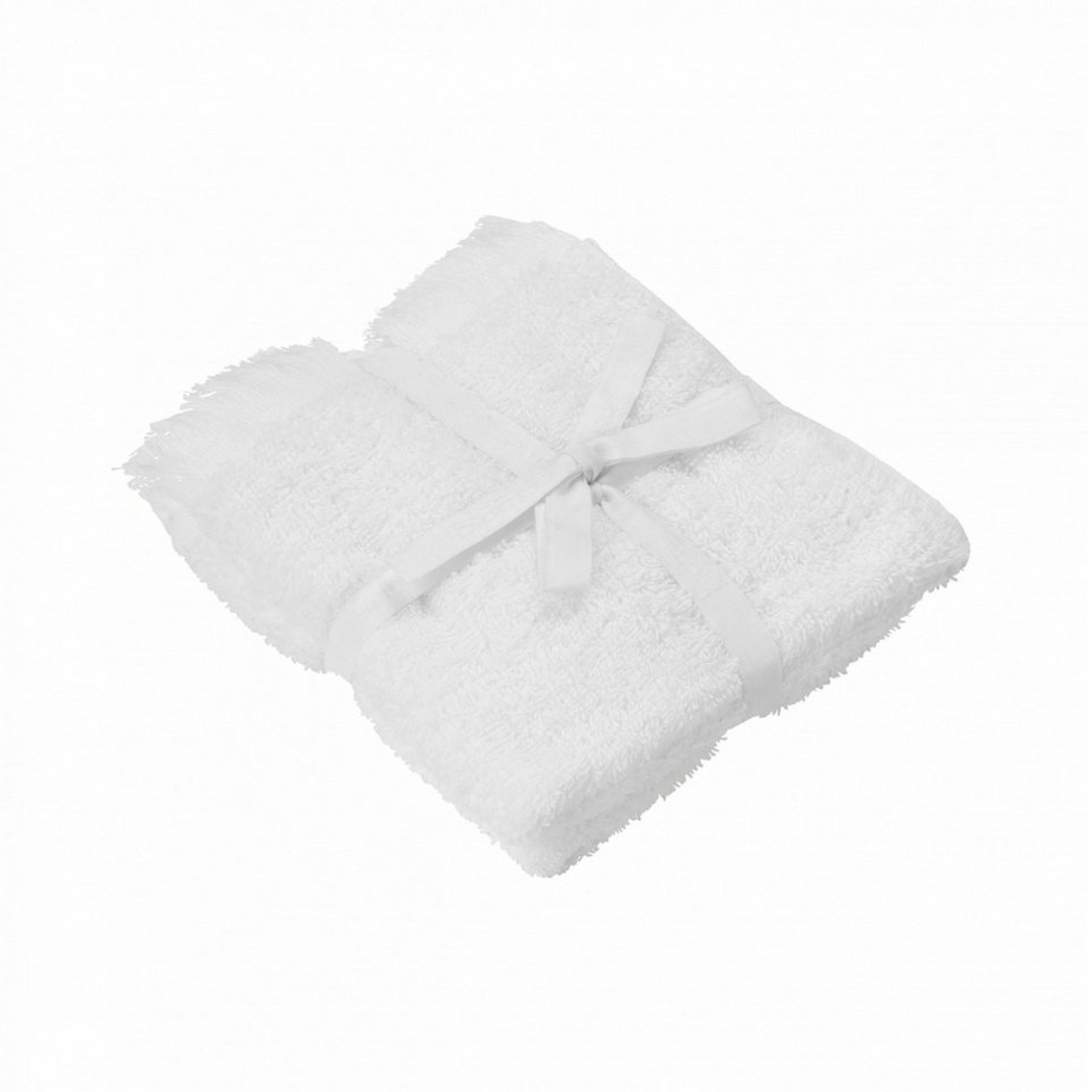 blomus Gästehandtücher -FRINO- 2er Set Luxuriöse Gästehandtücher mit Fransen-Design, (Set, 2-St), Luxuriös, Baumwolle, Fransen-Design, Pflegeleicht, 60 °C waschbar Bild 1