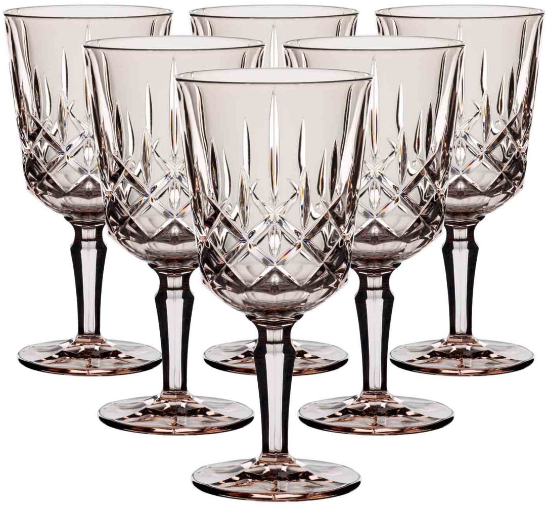 Nachtmann Noblesse Colors Cocktail- / Weinglas 355 ml 6er Set - Taupe - DS Bild 1