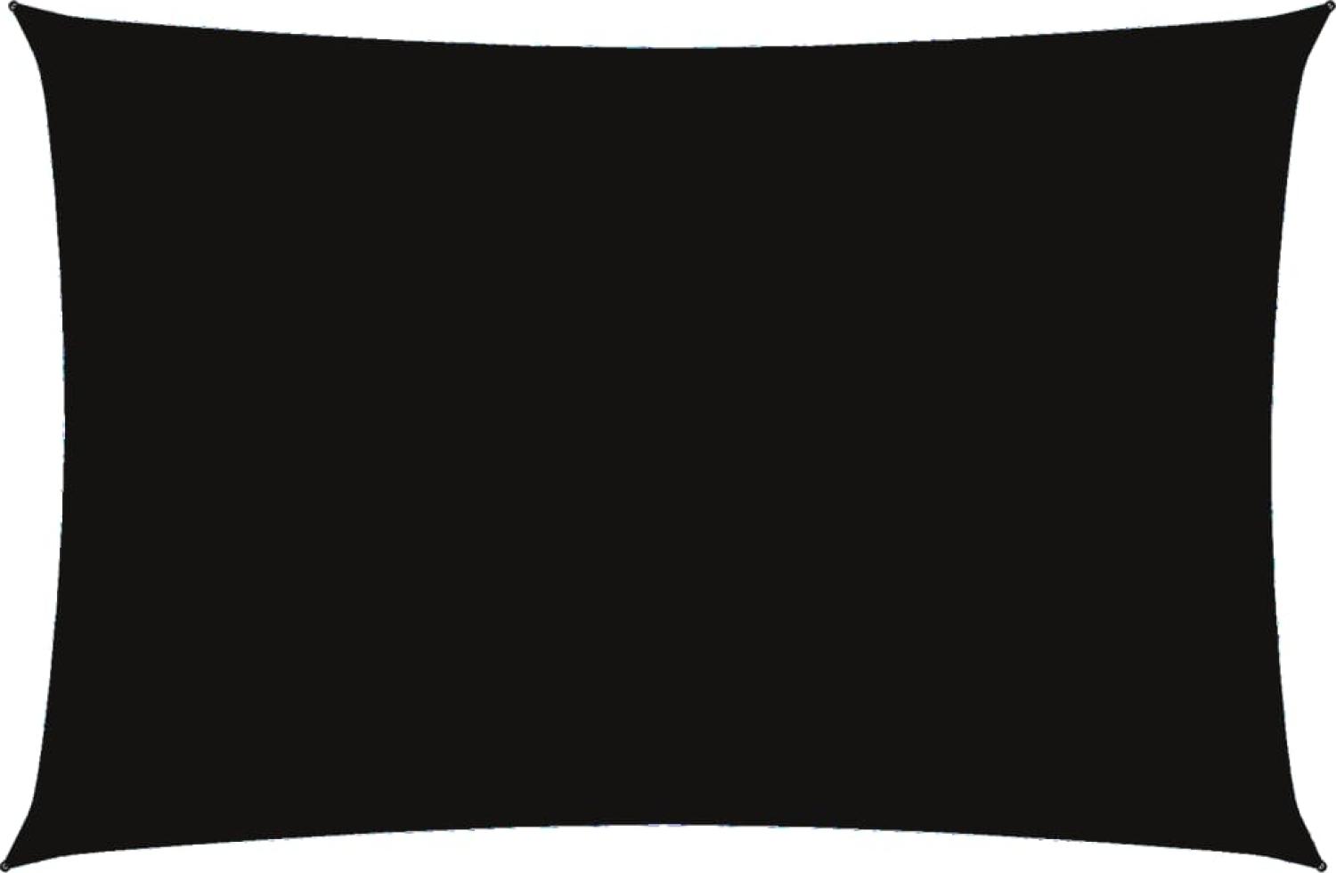 vidaXL Sonnensegel Oxford-Gewebe Rechteckig 2x4 m Schwarz 135752 Bild 1