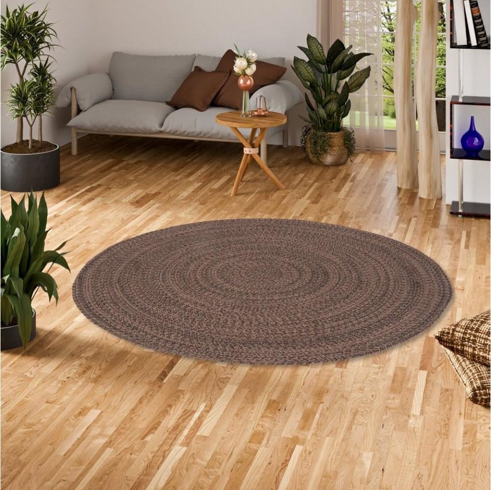 Pergamon Sisalteppich Naturfaser Teppich Handgefertigt Jute Kaya Rund, Rund, Höhe: 8 mm Bild 1