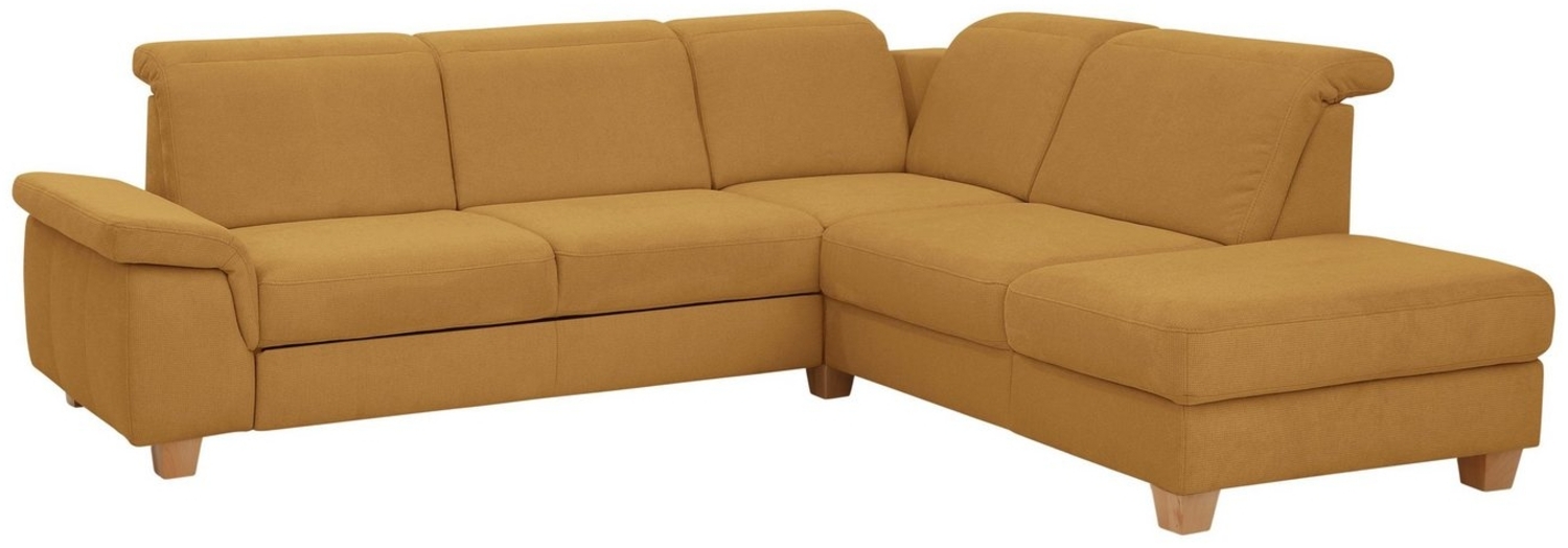 Home affaire Ecksofa Dalia L-Form, mit Federkernpolsterung, wahlweise mit Bettfunktion, Bettkasten Bild 1