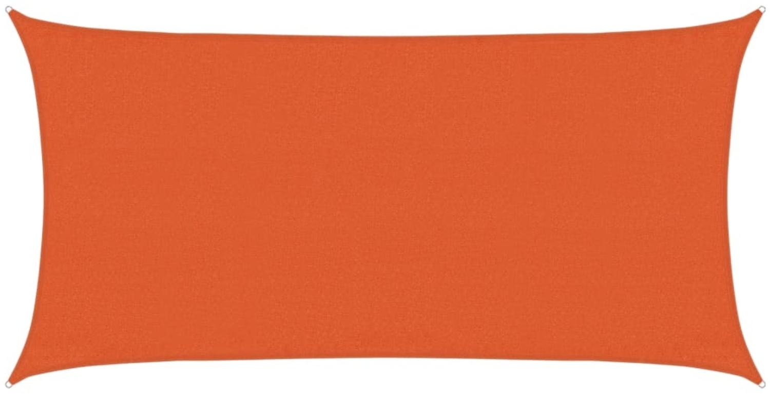 vidaXL Sonnensegel 160 g/m² Rechteckig Orange 3x6 m HDPE 311680 Bild 1