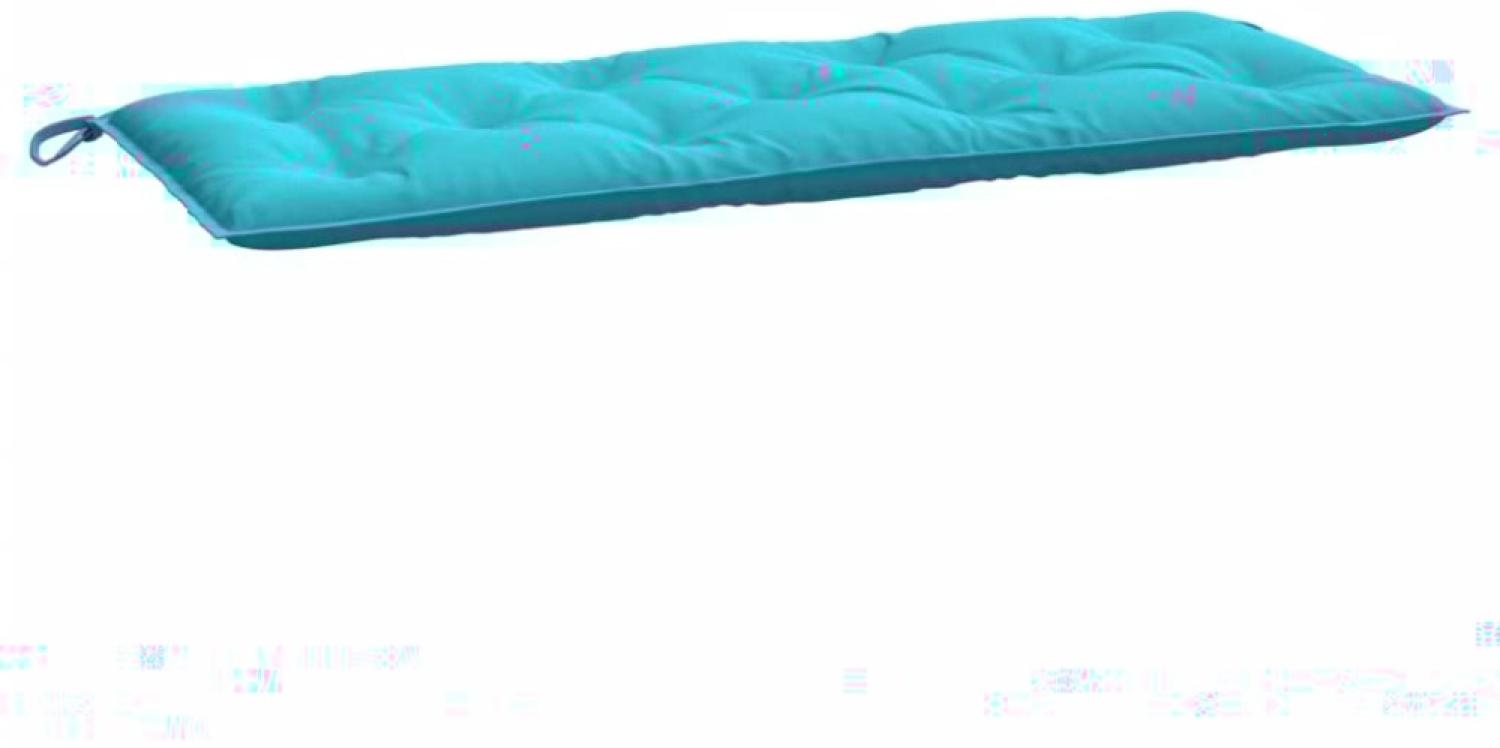 vidaXL Gartenbank-Auflage Türkis 120x50x7 cm Stoff 361601 Bild 1