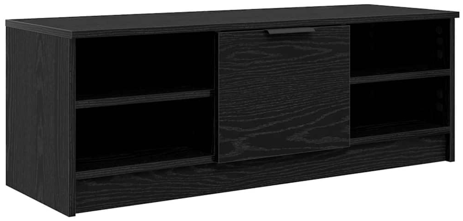 vidaXL TV-Schränk Schwarz Eichen-Optik 102 x 35 x 36,5 cm 880766 Bild 1