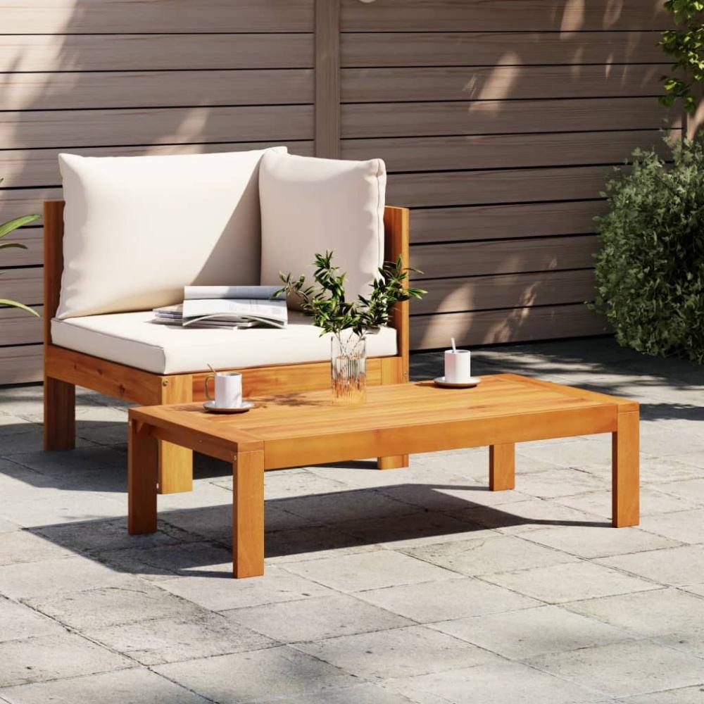 vidaXL 2-tlg. Garten-Sofa-Set mit Kissen Massivholz Akazie 367626 Bild 1