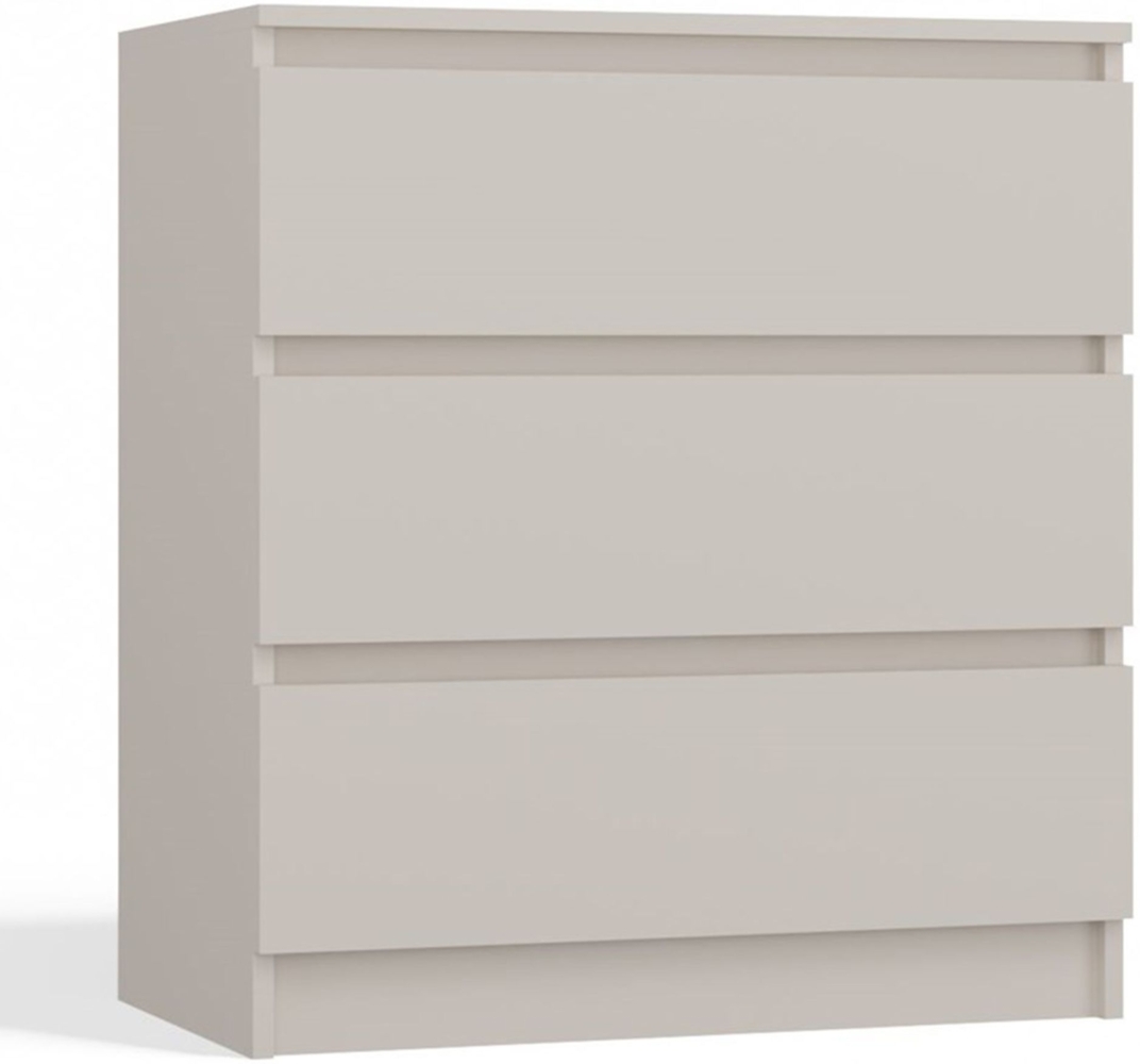 Selsey 'Malwa' Kommode mit drei Schubladen, greige, ca. 75 x 70 x 40 cm Bild 1